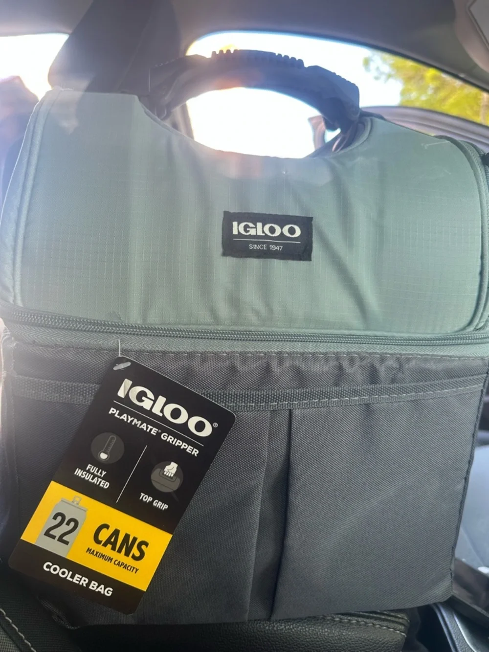 Igloo Two-Tone Gray and Black Duffel Cooler Bag
